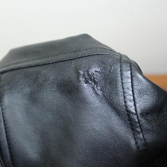 Torrid Insiders Collection Patch Moto Jacket Faux Leather Sz 0 (12/L) - Picture 9 of 9